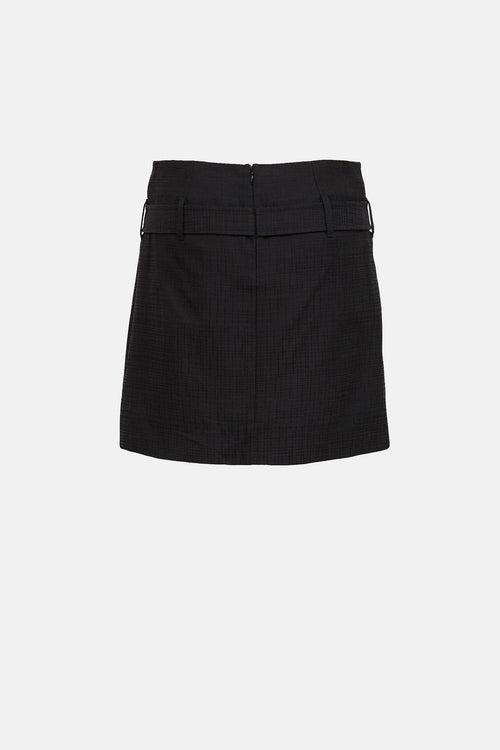 Dolce & Gabbana Crystal Buckle Skirt