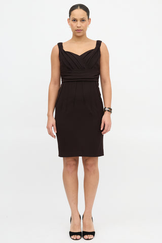 Dolce & Gabbana Draped A-Line Dress