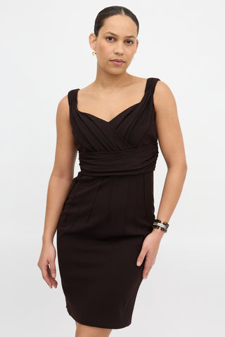 Dolce & Gabbana Draped A-Line Dress