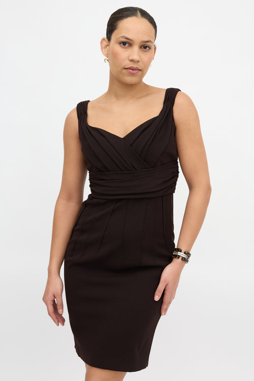 Dolce & Gabbana Draped A-Line Dress