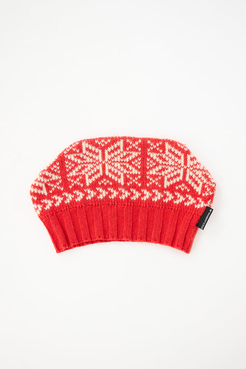 Dolce & Gabbana Fairisle Knit Beanie