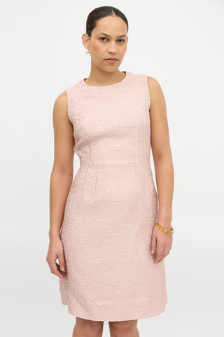 Dolce & Gabbana Floral Cloque Dress