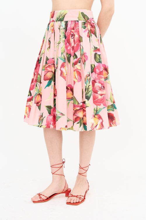 Dolce & Gabbana Floral Skirt