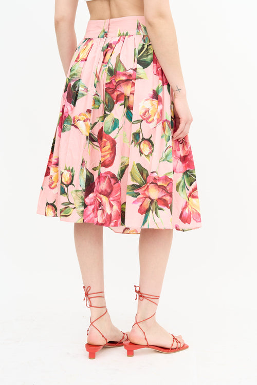 Dolce & Gabbana Floral Skirt