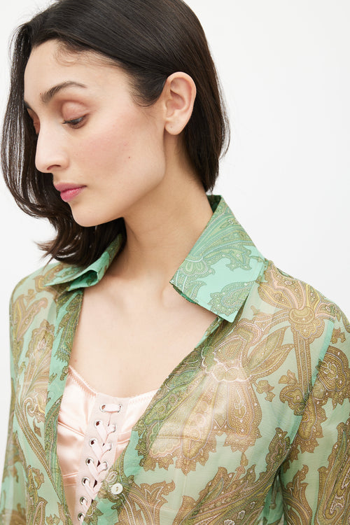 Dolce & Gabbana SS 2000 'Mix & Match' Paisley Shirt