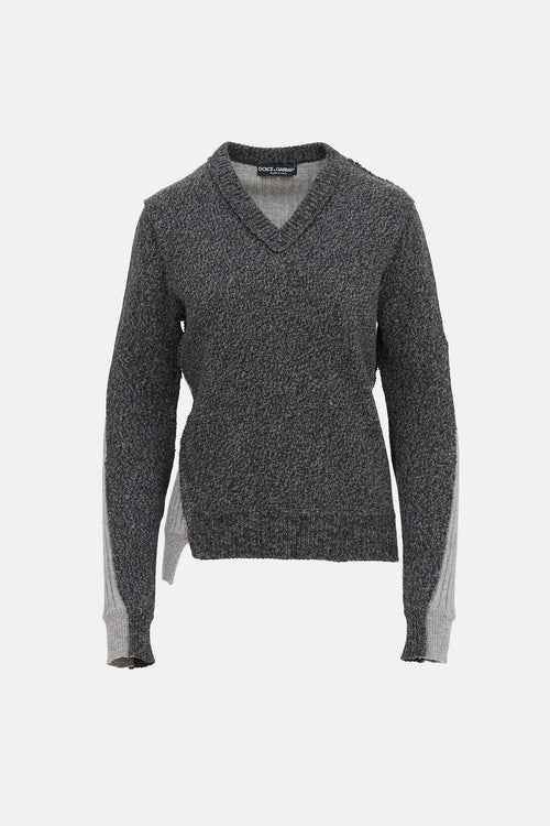 2 Tone Knit Sweater