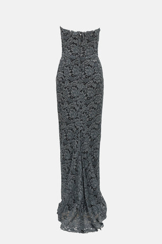 Lace Bow Maxi Dress