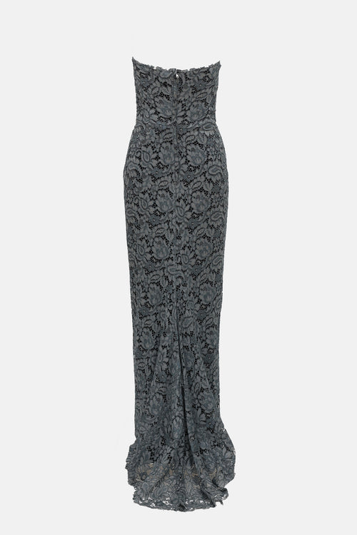 Lace Bow Maxi Dress
