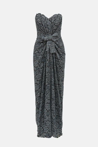 Lace Bow Maxi Dress
