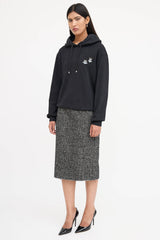Dolce & Gabbana Wool Checkered Skirt