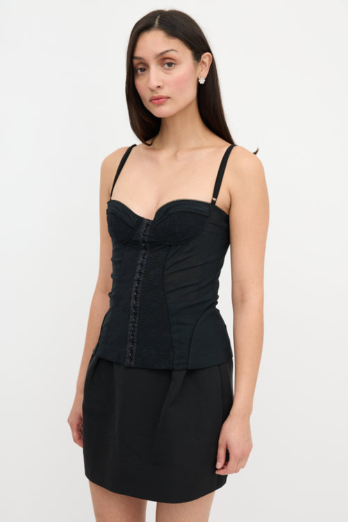 Dolce & Gabbana Lace Bustier Top