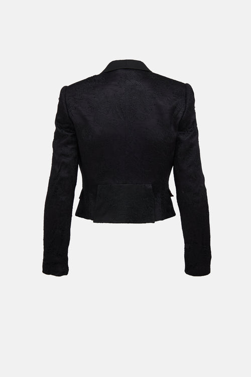 Dolce & Gabbana Lace Cropped Blazer
