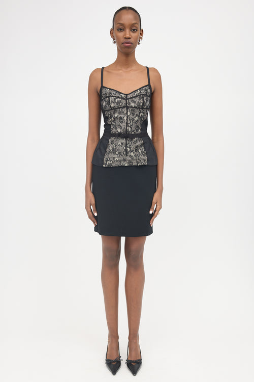 Dolce & Gabbana Lace Panelled Camisole