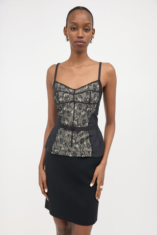 Dolce & Gabbana Lace Panelled Camisole