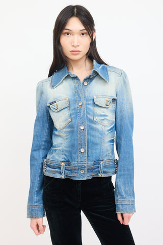 Dolce & Gabbana Medium Wash Denim Jacket