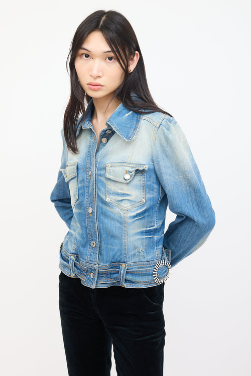 Dolce & Gabbana Medium Wash Denim Jacket