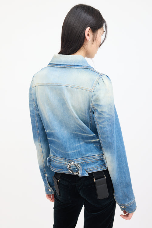 Dolce & Gabbana Medium Wash Denim Jacket