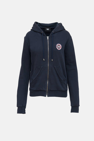 Dolce & Gabbana Logo Zip Up Hoodie