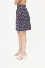 Dolce & Gabbana Navy & Multi Nautical Skirt