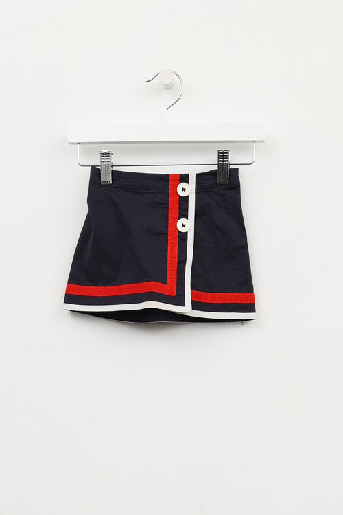 Dolce & Gabbana Kids Navy and Red Junior Two Piece Set