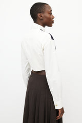 Dolce & Gabbana Navy & White Vest Top