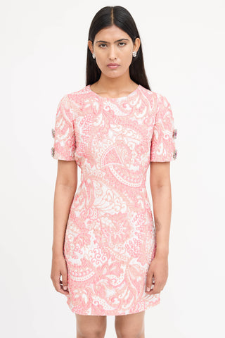 Dolce & Gabbana Textured Brocade Dress