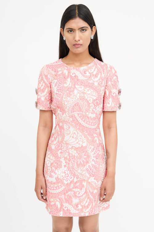 Dolce & Gabbana Textured Brocade Dress