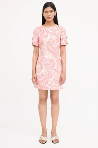 Dolce & Gabbana Textured Brocade Dress