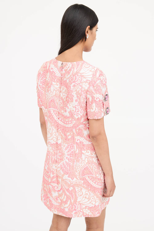 Dolce & Gabbana Textured Brocade Dress