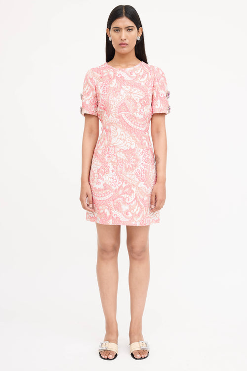 Dolce & Gabbana Textured Brocade Dress