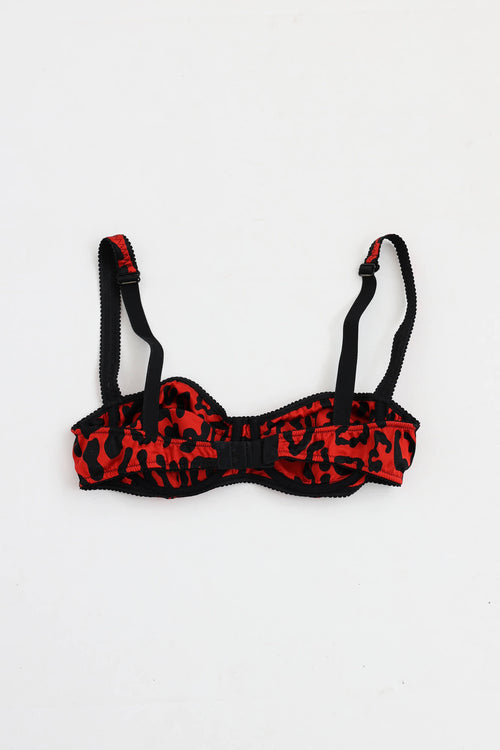 Dolce & Gabbana Printed Bra
