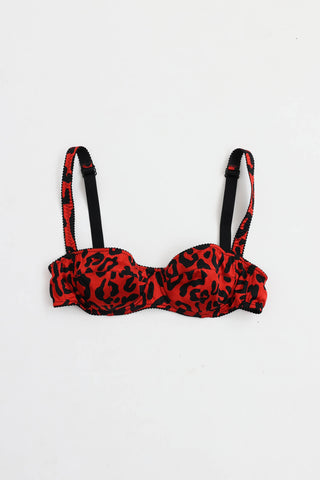Dolce & Gabbana Printed Bra