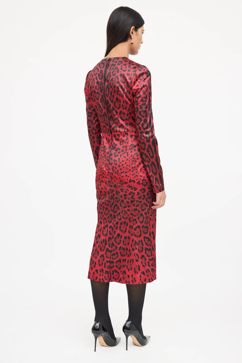 Dolce & Gabbana Printed Corset Dress