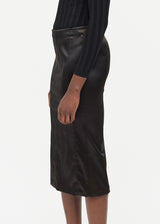 Dolce & Gabbana Silk Panel Clasp Midi Skirt