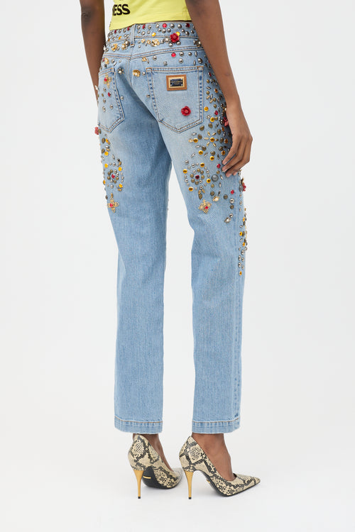 Dolce & Gabbana Spring 2015 Embellished Jeans