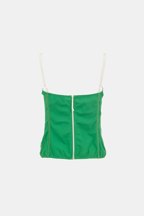 Dolce & Gabbana Vintage Floral Bustier Top