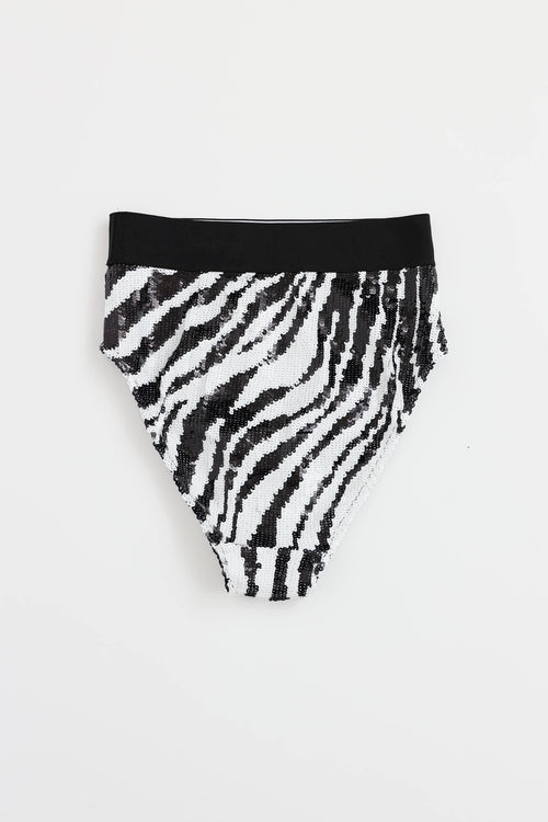 Dolce & Gabbana Sequin Pattern Swim Brief