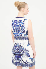 Dolce & Gabbana Pattern Sleeveless Dress