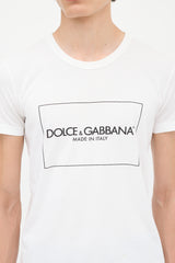 Dolce & Gabbana White Box Logo & Label T-Shirt