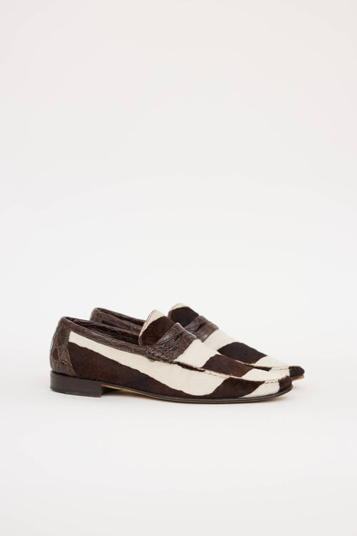 Dolce & Gabbana Printed Hair Loafer