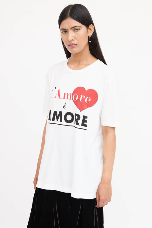 Dolce & Gabbana Cotton L'Amour T-Shirt