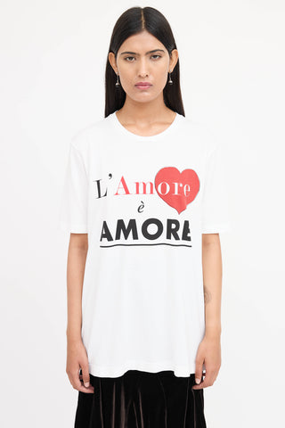 Dolce & Gabbana Cotton L'Amour T-Shirt