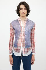Dolce & Gabbana White & Multicolour Trompe L'oeil Shirt