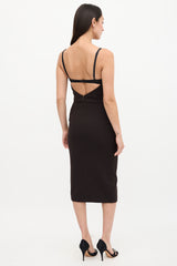 Dolce & Gabbana Wool Bodycon & Lace Bra Dress