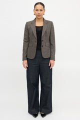 Dolce & Gabbana Wool Patterned Blazer