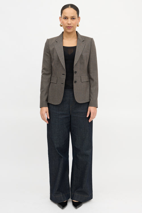 Dolce & Gabbana Wool Patterned Blazer