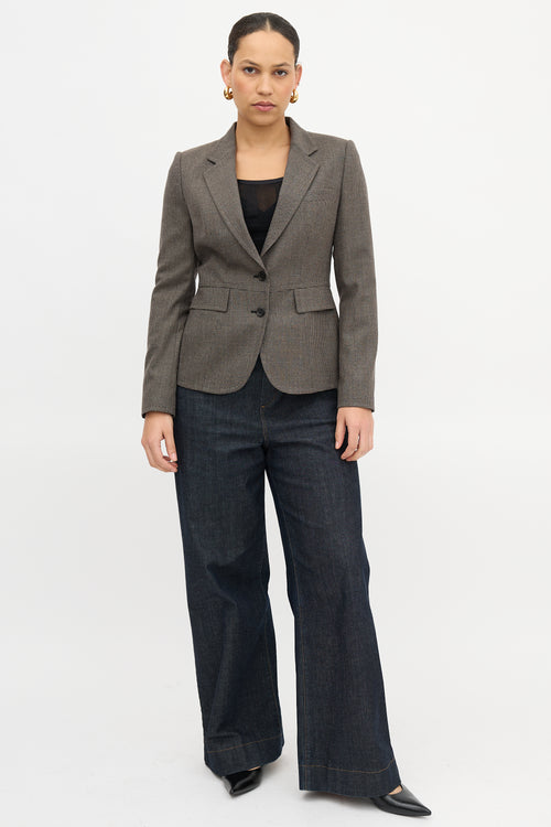 Dolce & Gabbana Wool Patterned Blazer