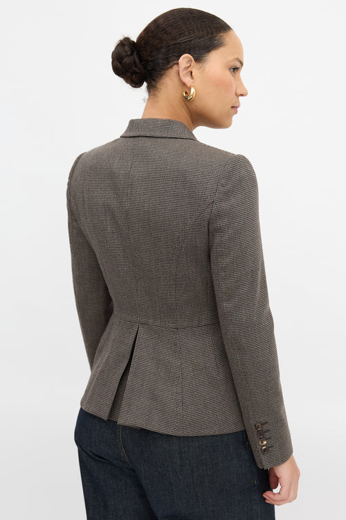 Dolce & Gabbana Wool Patterned Blazer