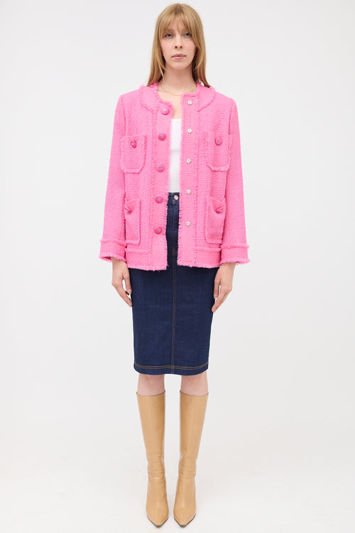 Dolce & Gabbana Wool Tweed Jacket