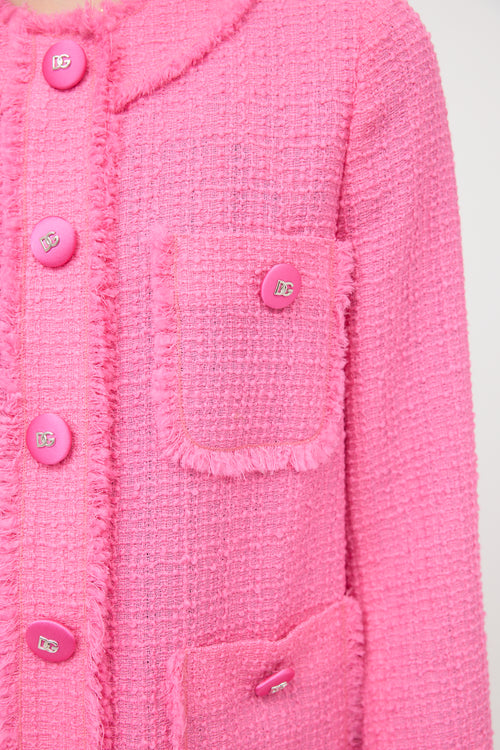Dolce & Gabbana Wool Tweed Jacket
